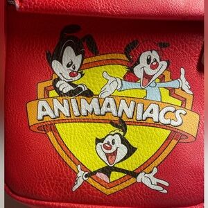 Warner Bros Animaniacs Crossbody Bag/Purse Athletic Belt Loop Wakko Yakko Dot